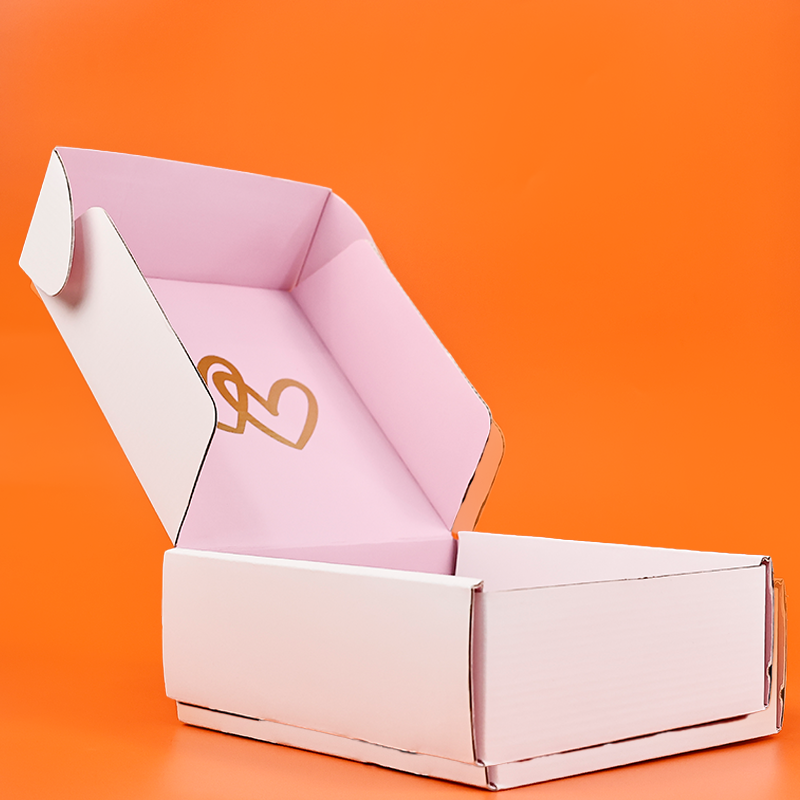 White gold foil airplane box