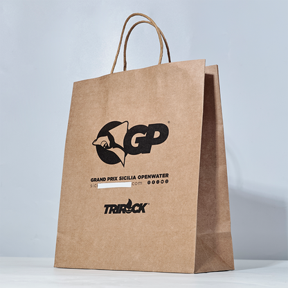 Kraft paper handbag