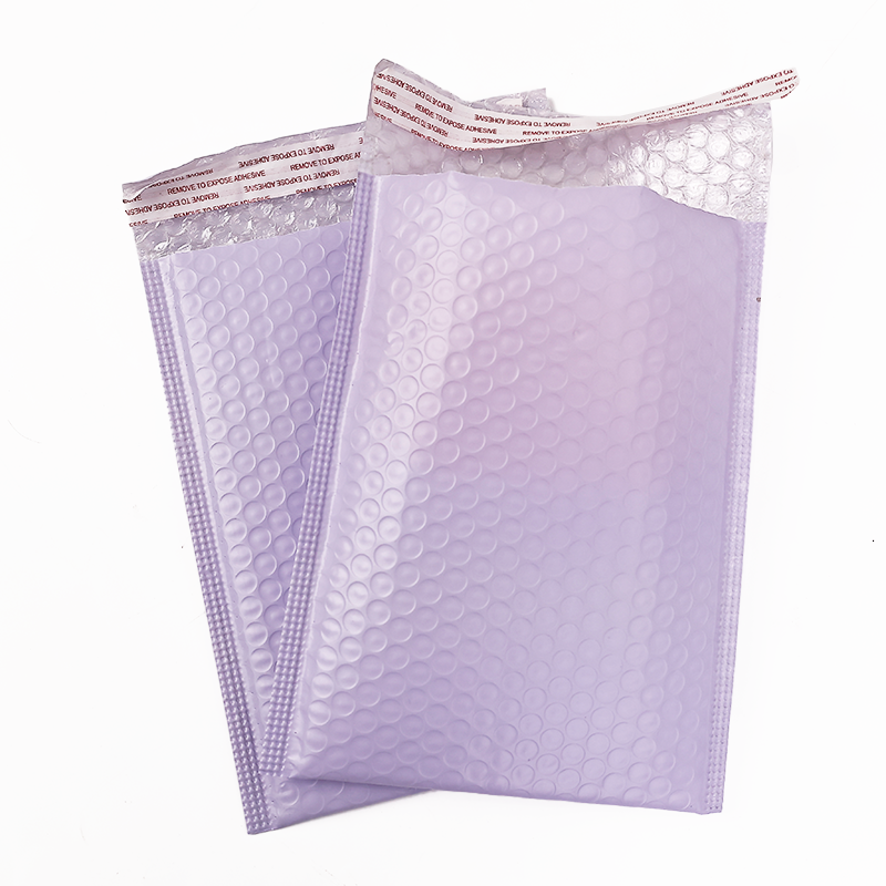 Purple co-extrusion film express bubble bag