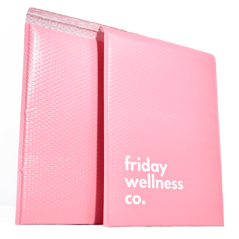 Large size pink express bubble bag