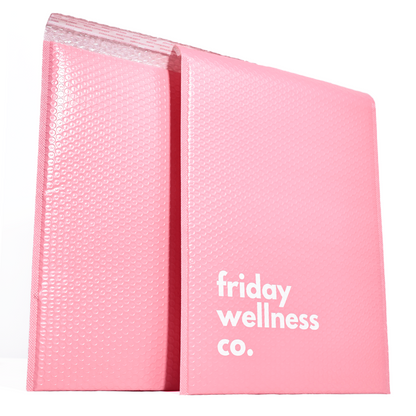 Large size pink express bubble bag