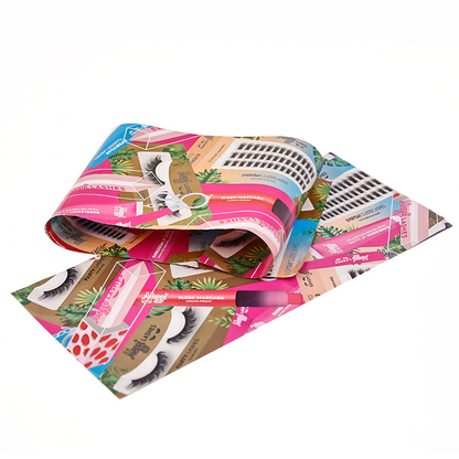 Full-page printed wrapping paper in various sizes
