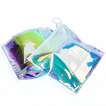 PVC square bottom zipper bag