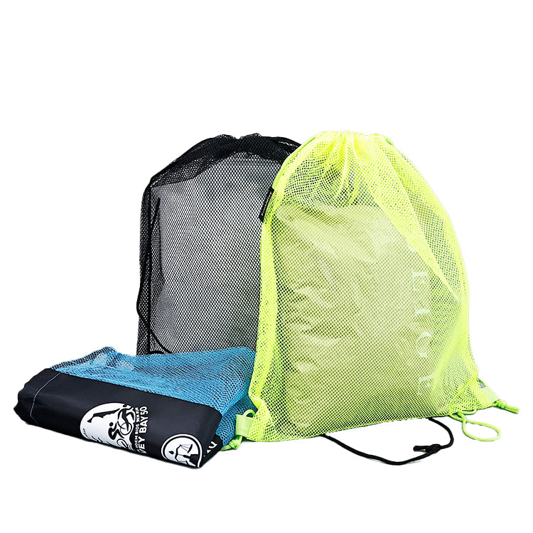 Mesh Double Loop Backpack Drawstring Bag