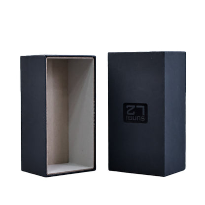 Black long lid gift box