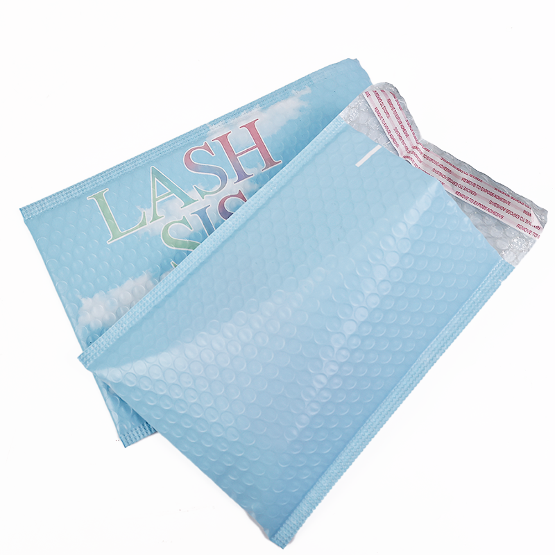 Blue co-extrusion film express bubble bag