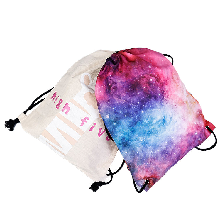 Zipperless Backpack Drawstring Bag