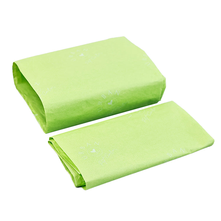 Green Shirley Paper Print White Pattern Wrapping Paper