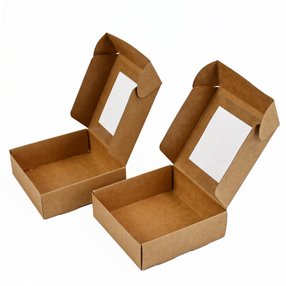 Kraft paper transparent skylight design airplane box