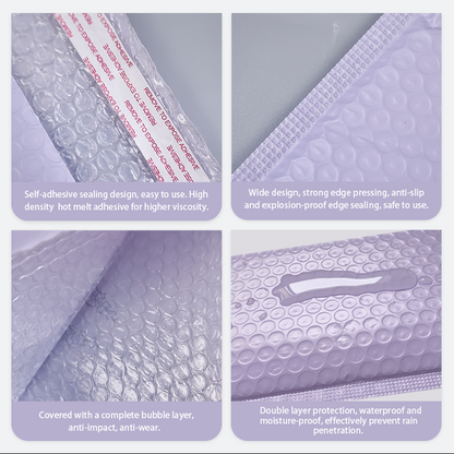 Purple co-extrusion film express bubble bag