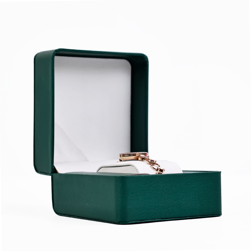 PU leather high-grade flip cover watch box