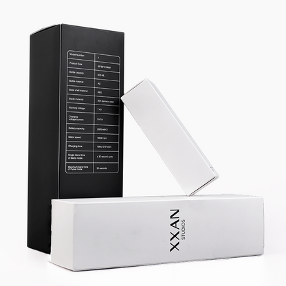 Large size black and white product packaging box