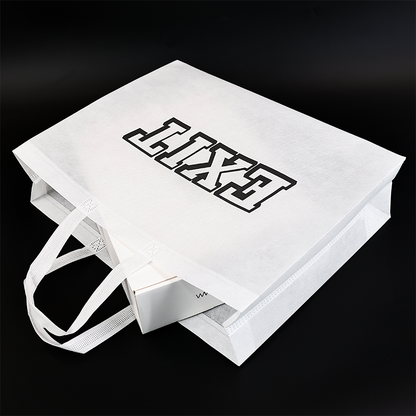 White large size non-woven tote bag