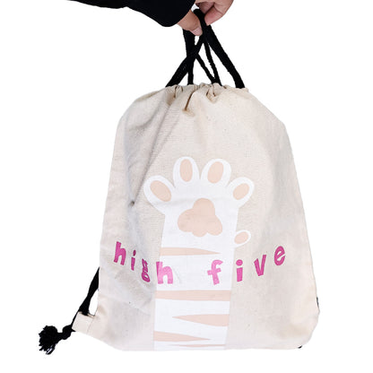 Zipperless Backpack Drawstring Bag