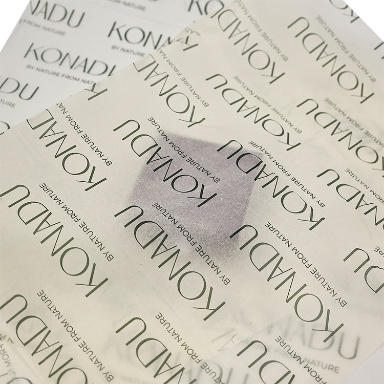 Light yellow wrapping paper pattern dark green printing