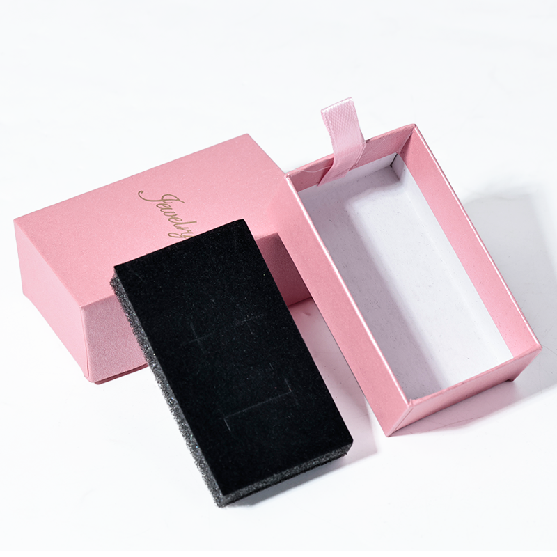 Pink pearlescent drawer box