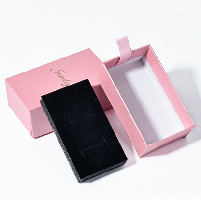 Pink pearlescent drawer box
