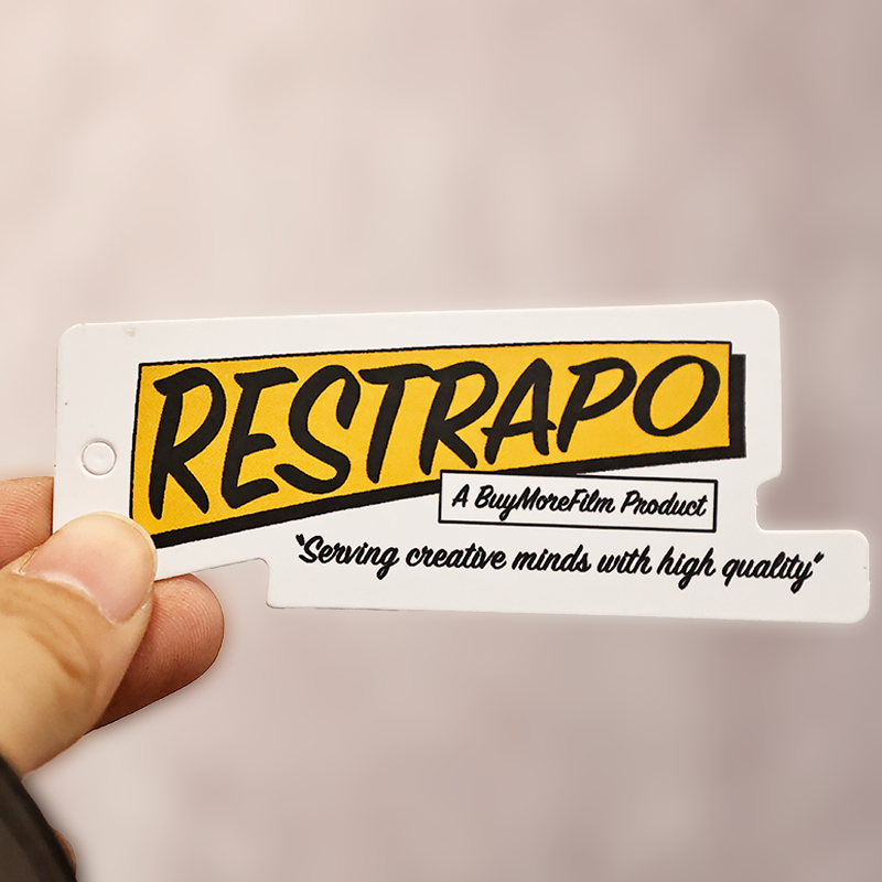 Special-shaped hangtag design double-sided printing