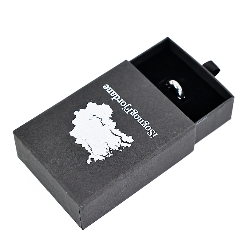 Black small size drawer jewelry box