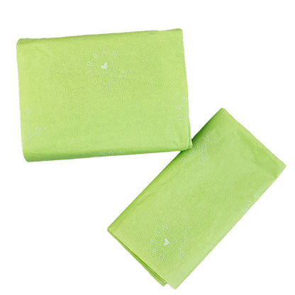 Green Shirley Paper Print White Pattern Wrapping Paper