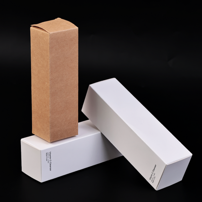 White card, brown kraft paper small color box product packaging box