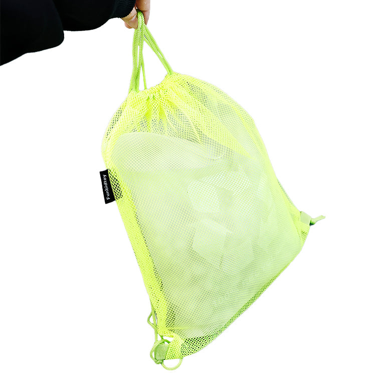 Mesh Double Loop Backpack Drawstring Bag