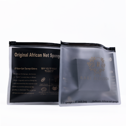 Single-sided transparent frosted PVC zipper bag