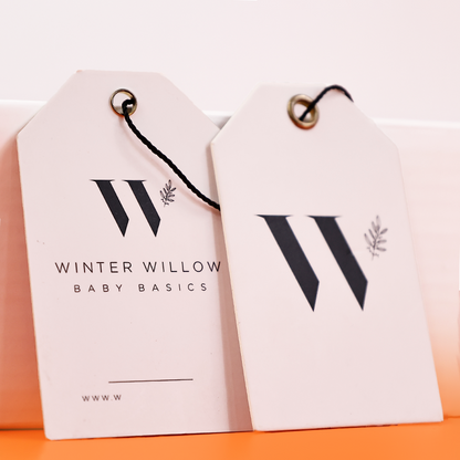 White special-shaped tag