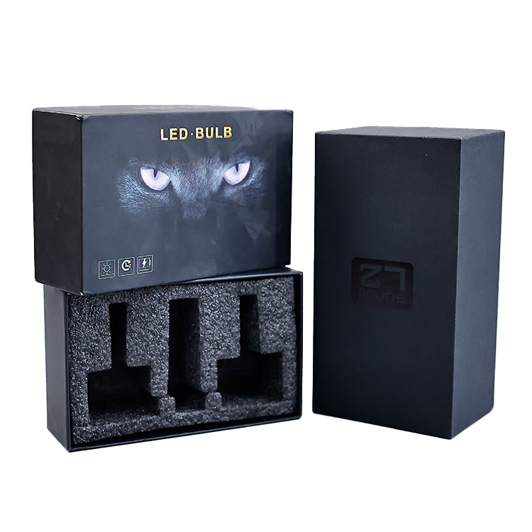 Black long lid gift box