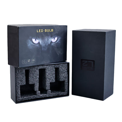 Black long lid gift box