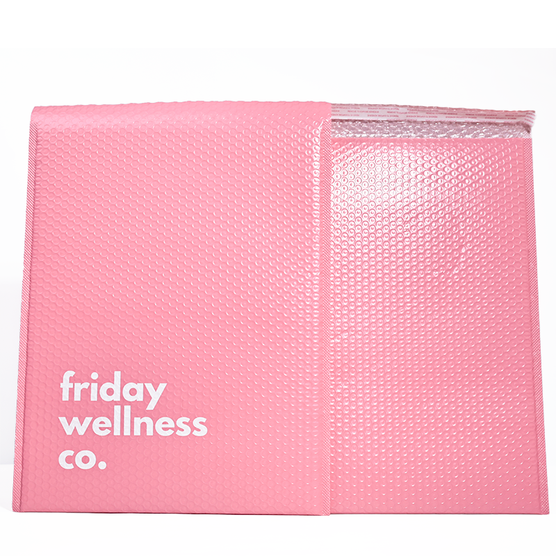 Large size pink express bubble bag