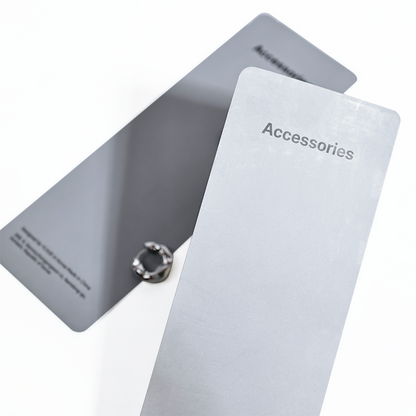 Gray long card