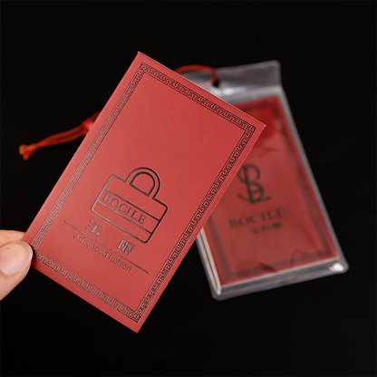 Various styles with UV printing hang tags