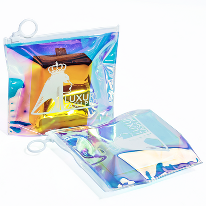 PVC square bottom zipper bag