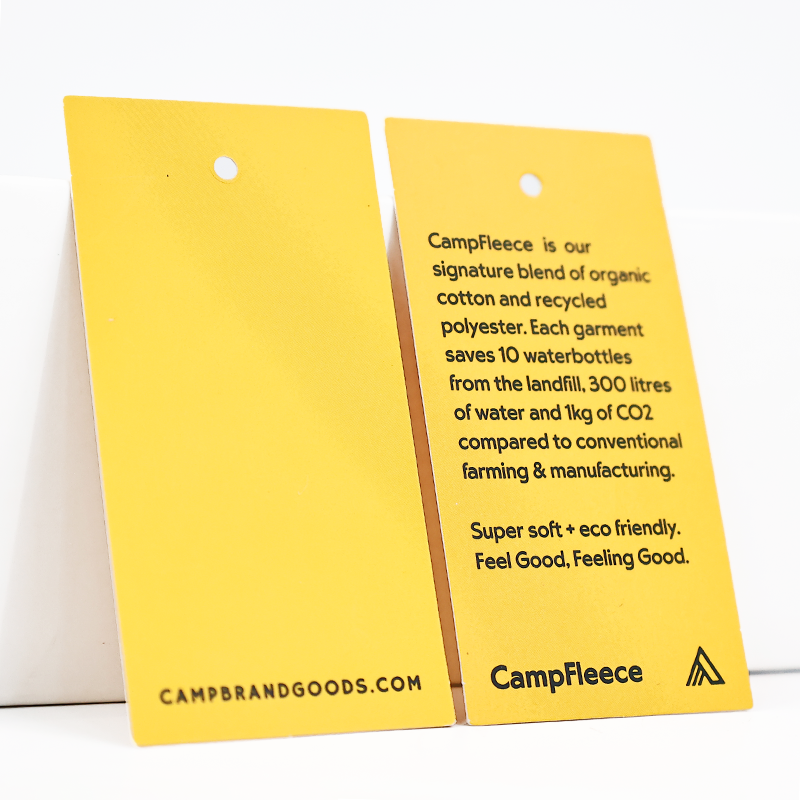 Yellow long tag