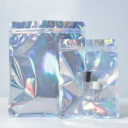 Various sizes of laser ziplock bags