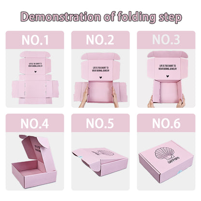 Girls macaron color airplane box