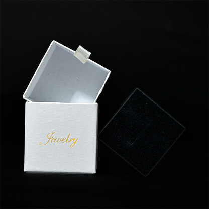 White pearlescent drawer box