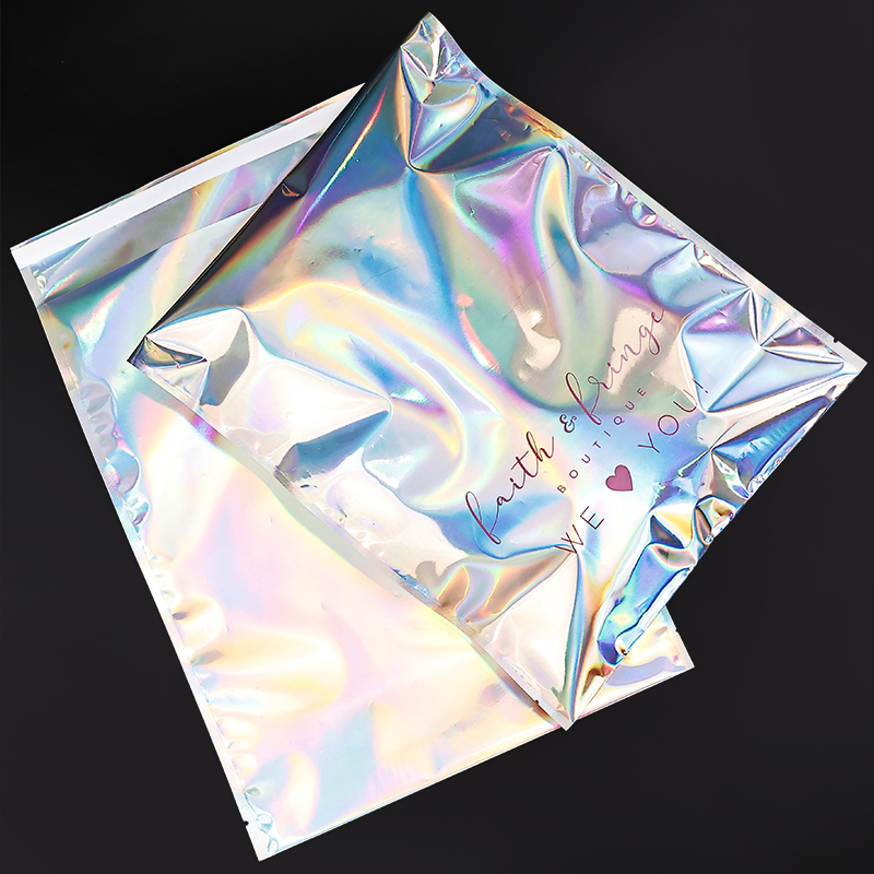 Laser plastic express packaging bag