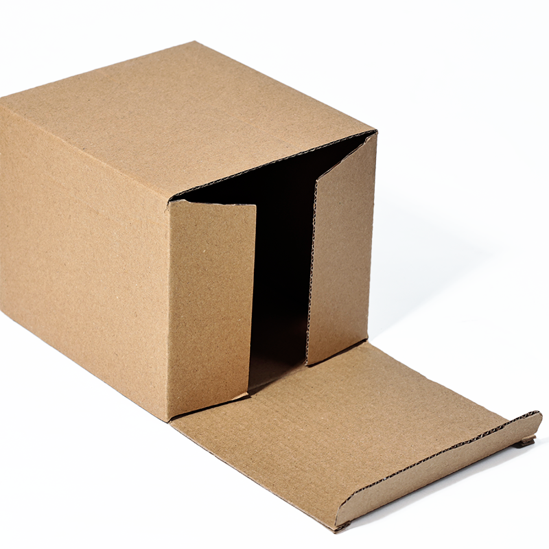 Square multi-lock kraft paper box