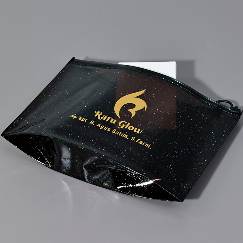 PVC zipper bag in various sizes and colors
