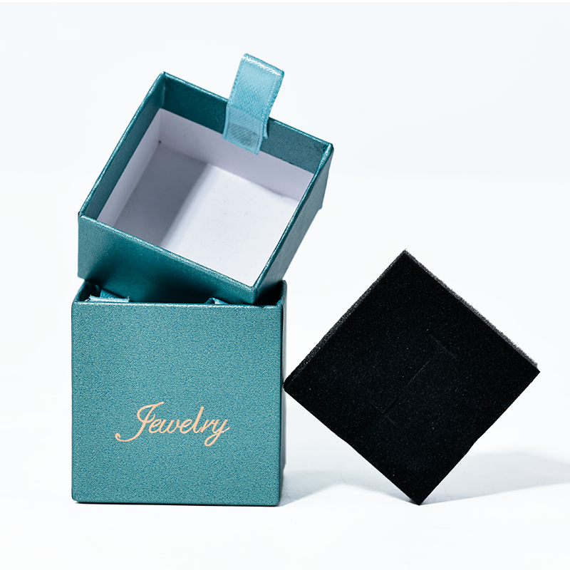 Blue pearlescent drawer box