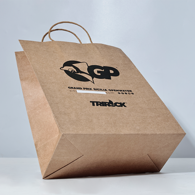 Kraft paper handbag