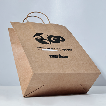 Kraft paper handbag