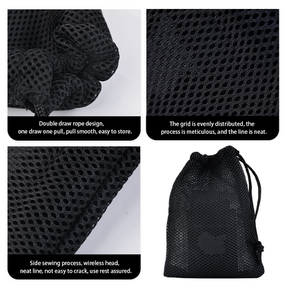 Mesh drawstring bag
