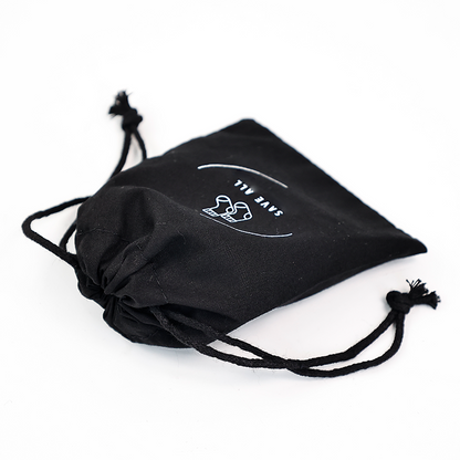Small size black drawstring bag