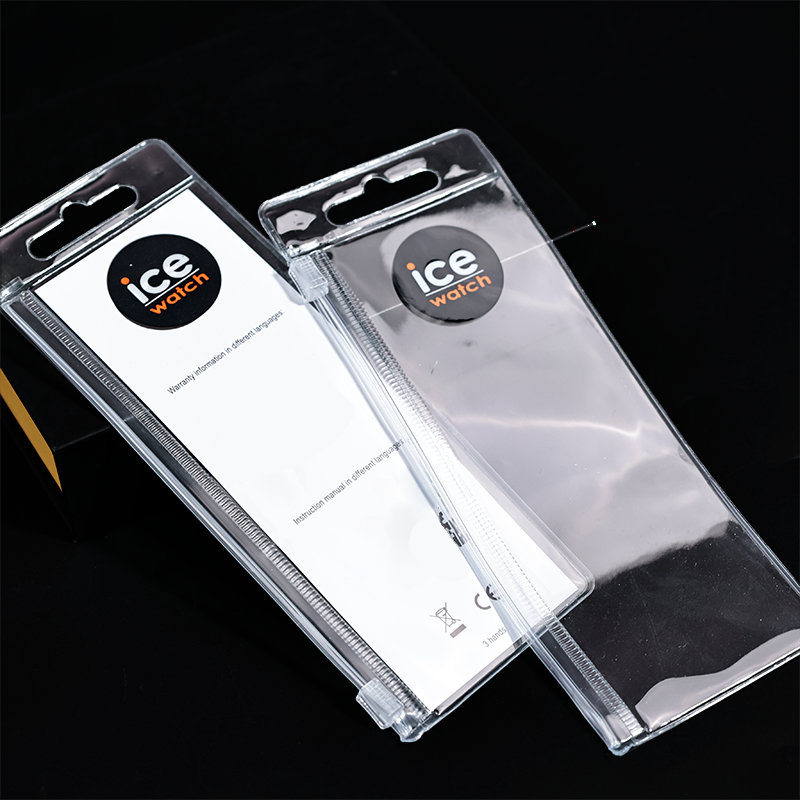 Small size long ziplock bag with hook
