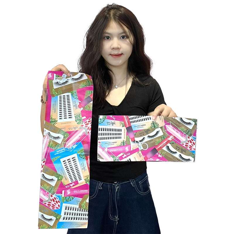 Full-page printed wrapping paper in various sizes