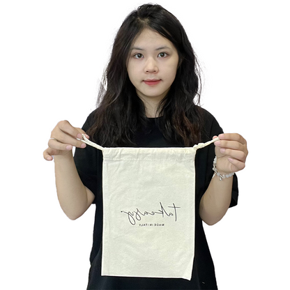 Same style multi-size linen drawstring bag