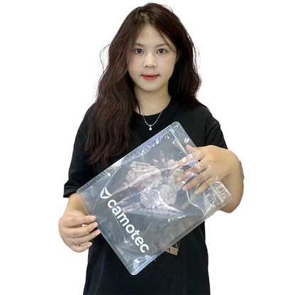 Square transparent PE zipper bag